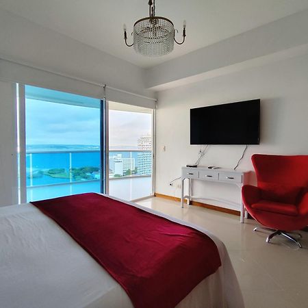 Apartamento De Lujo Con Vista Al Mar - Excelente Ubicacion Cartagena Ngoại thất bức ảnh