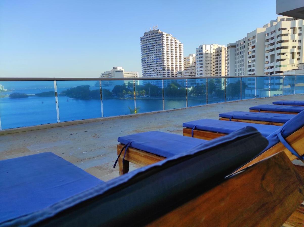 Apartamento De Lujo Con Vista Al Mar - Excelente Ubicacion Cartagena Ngoại thất bức ảnh