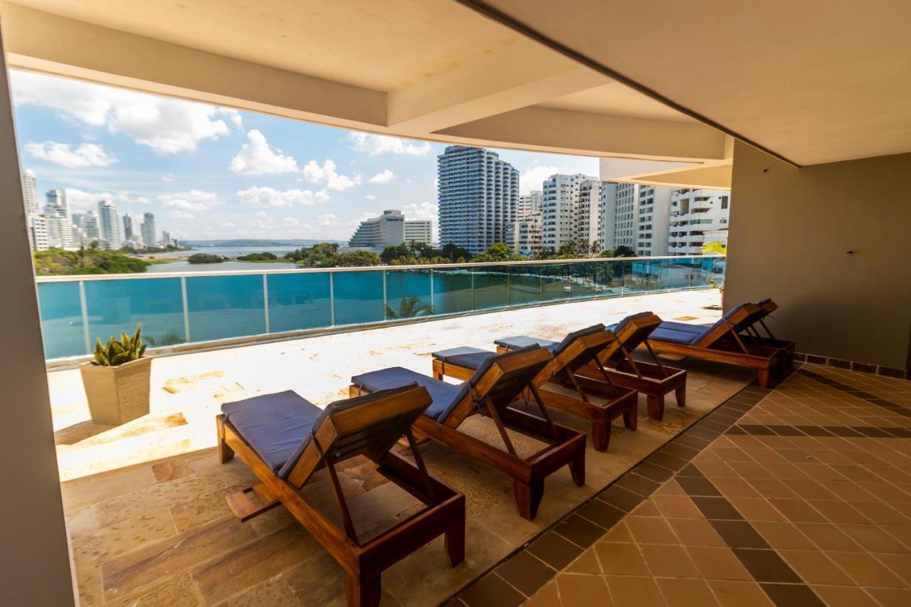 Apartamento De Lujo Con Vista Al Mar - Excelente Ubicacion Cartagena Ngoại thất bức ảnh