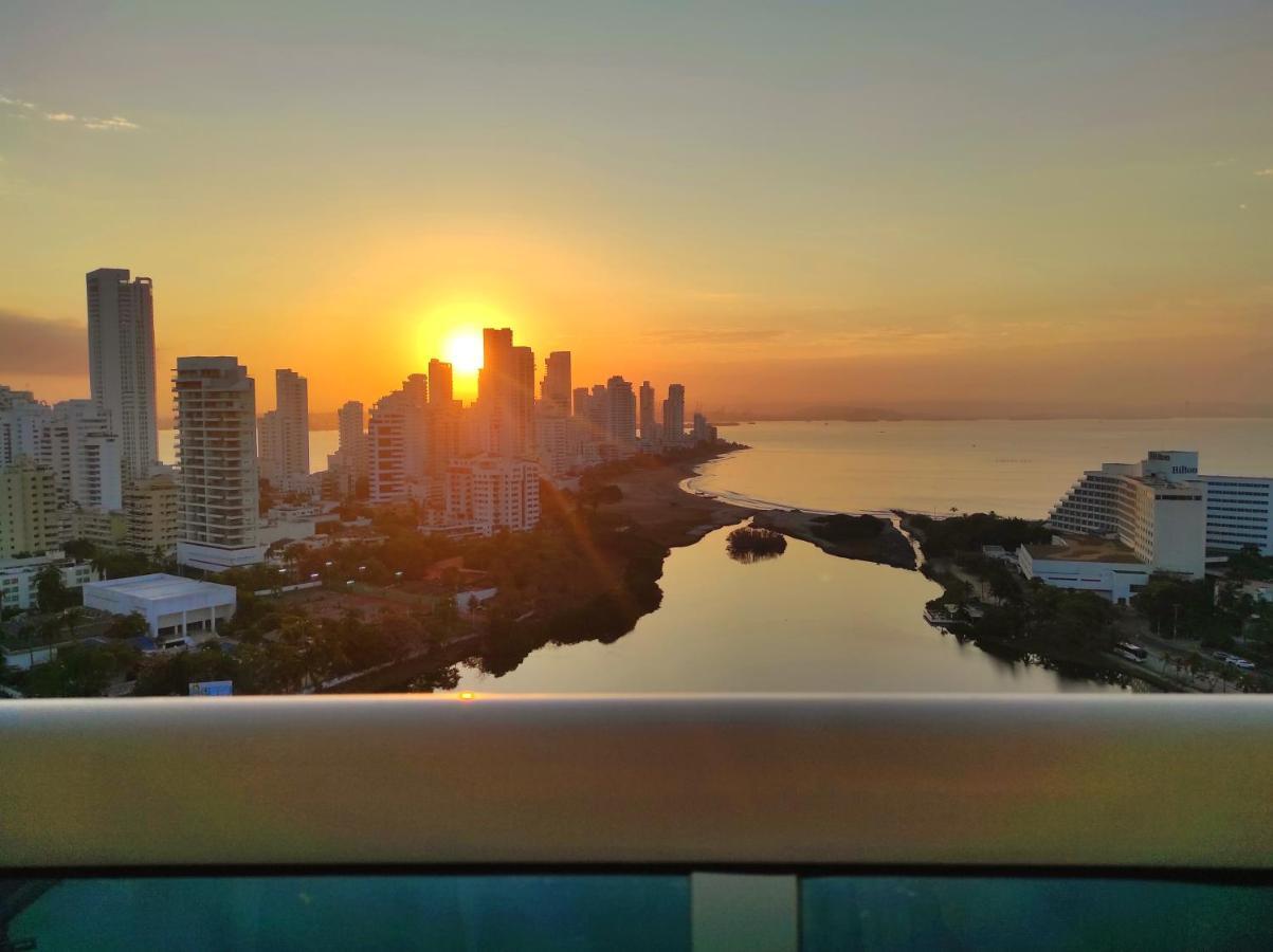 Apartamento De Lujo Con Vista Al Mar - Excelente Ubicacion Cartagena Ngoại thất bức ảnh
