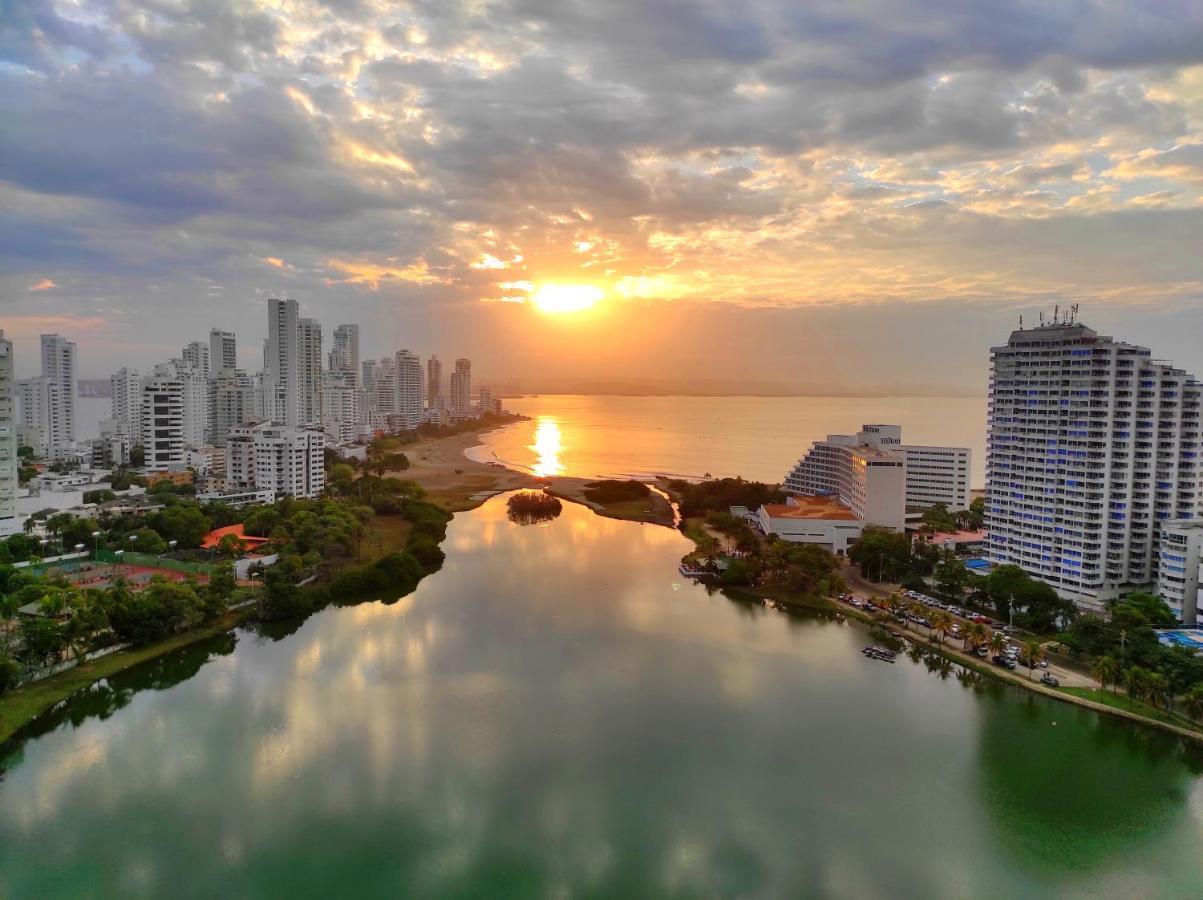 Apartamento De Lujo Con Vista Al Mar - Excelente Ubicacion Cartagena Ngoại thất bức ảnh