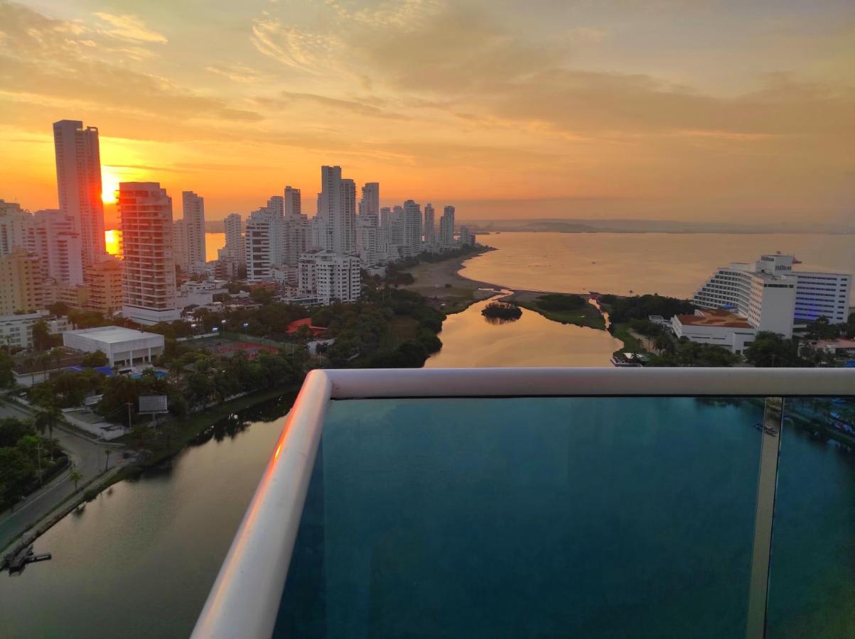 Apartamento De Lujo Con Vista Al Mar - Excelente Ubicacion Cartagena Ngoại thất bức ảnh