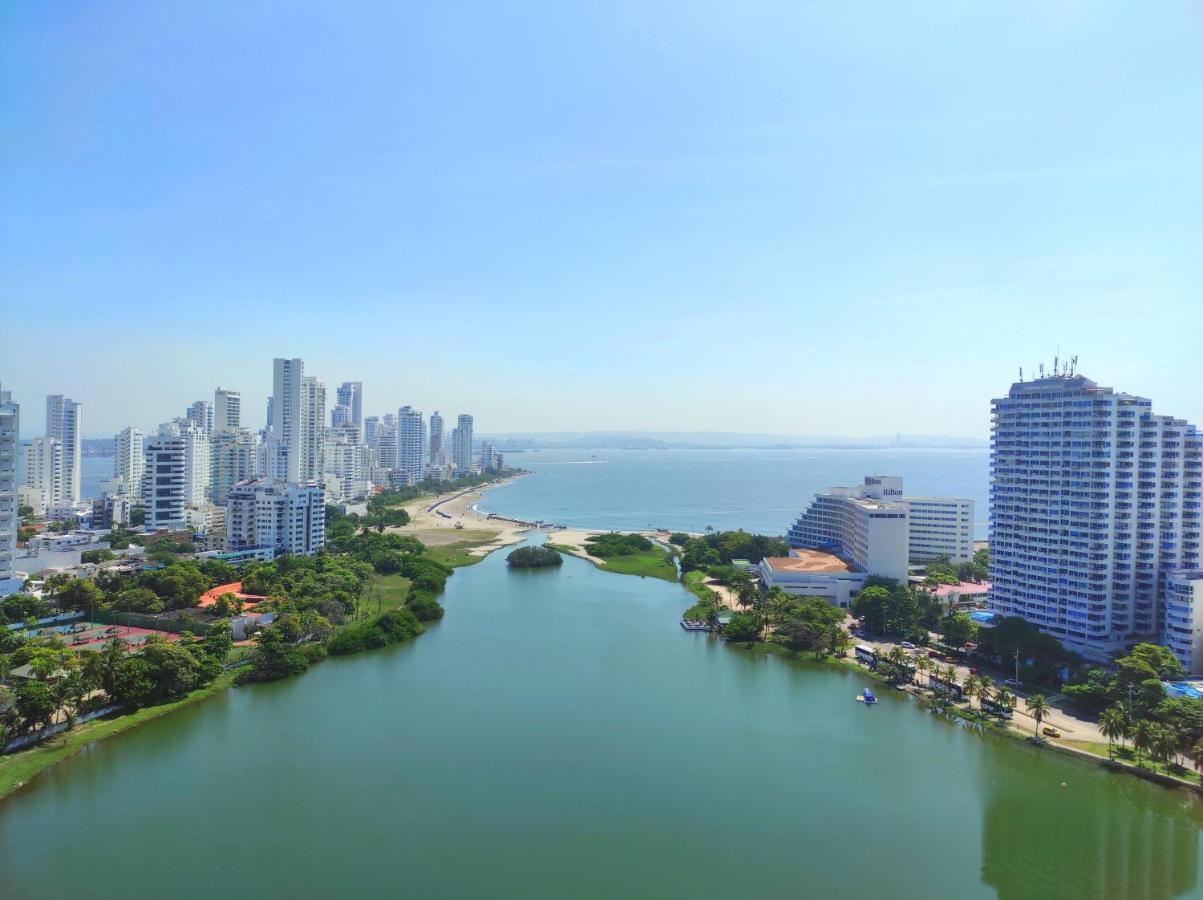 Apartamento De Lujo Con Vista Al Mar - Excelente Ubicacion Cartagena Ngoại thất bức ảnh