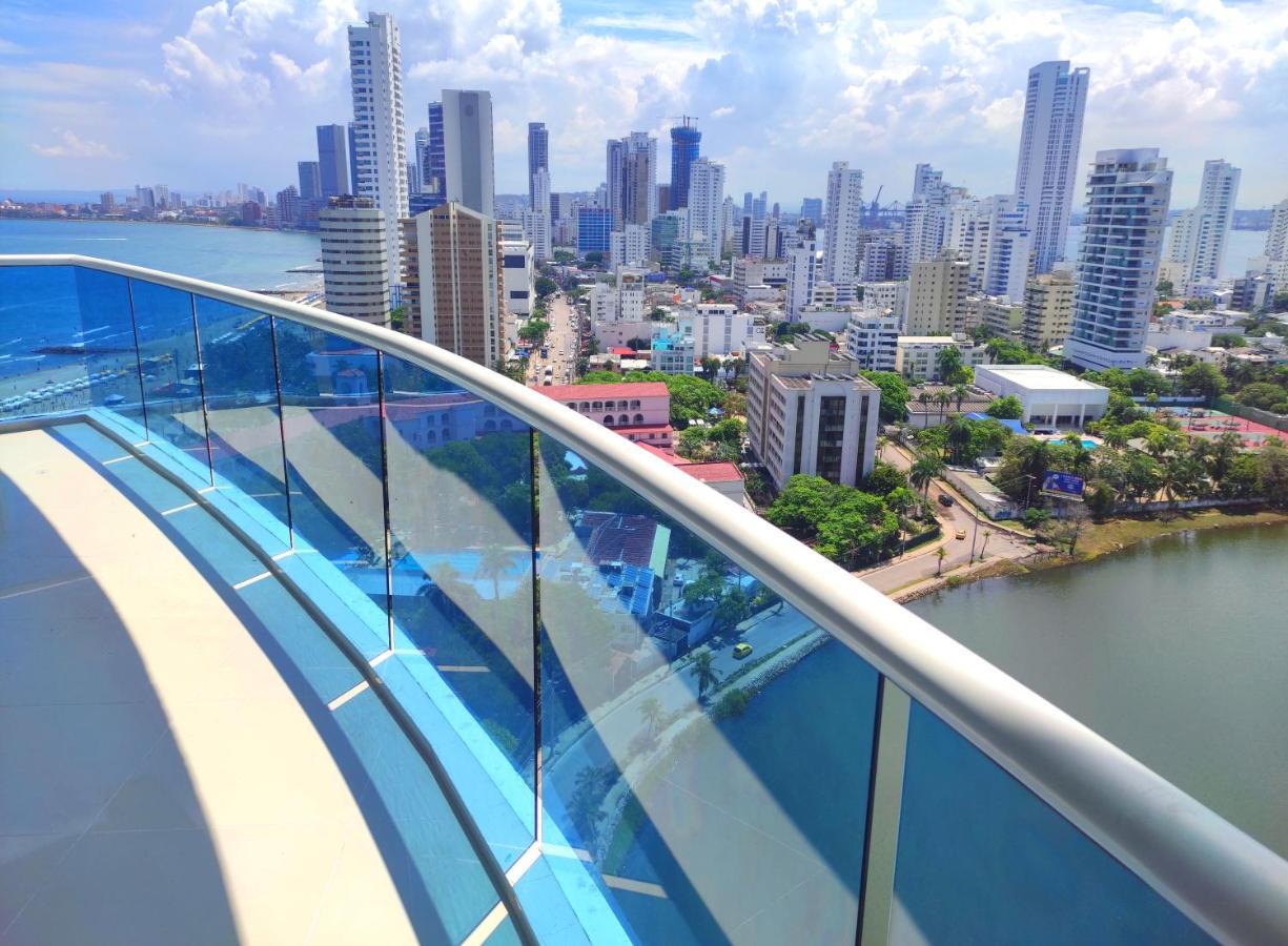 Apartamento De Lujo Con Vista Al Mar - Excelente Ubicacion Cartagena Ngoại thất bức ảnh