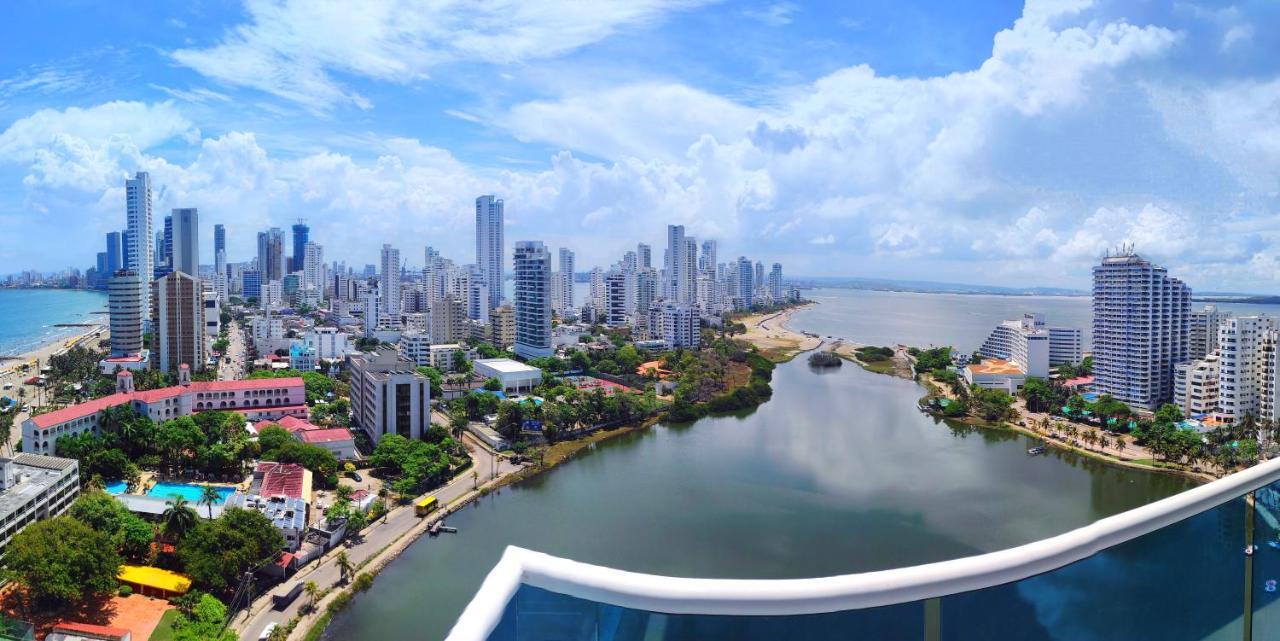 Apartamento De Lujo Con Vista Al Mar - Excelente Ubicacion Cartagena Ngoại thất bức ảnh