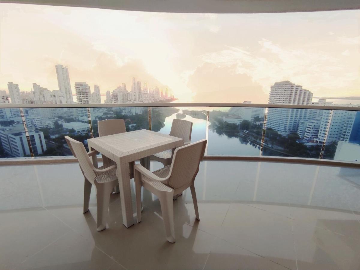 Apartamento De Lujo Con Vista Al Mar - Excelente Ubicacion Cartagena Ngoại thất bức ảnh