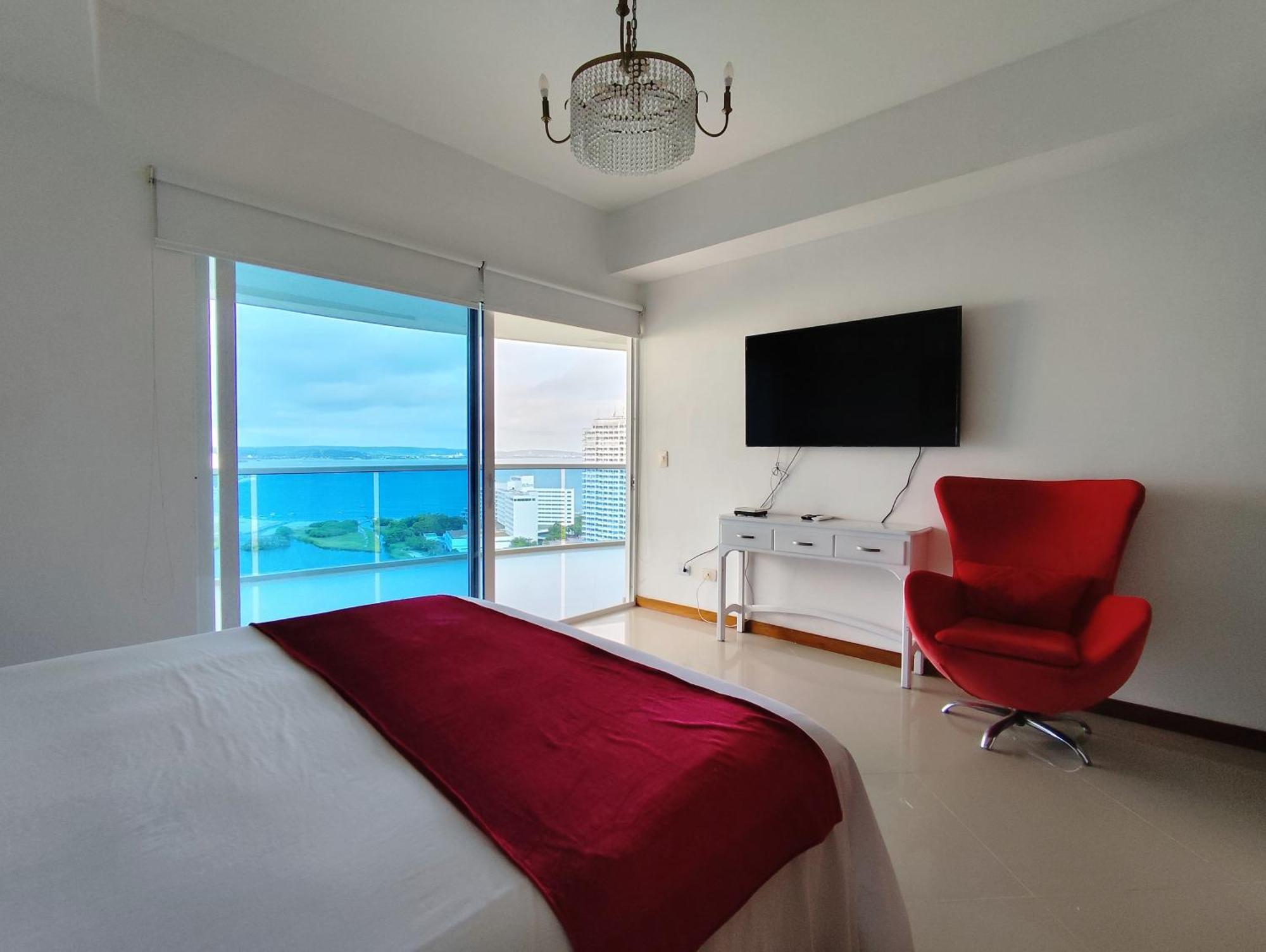 Apartamento De Lujo Con Vista Al Mar - Excelente Ubicacion Cartagena Ngoại thất bức ảnh